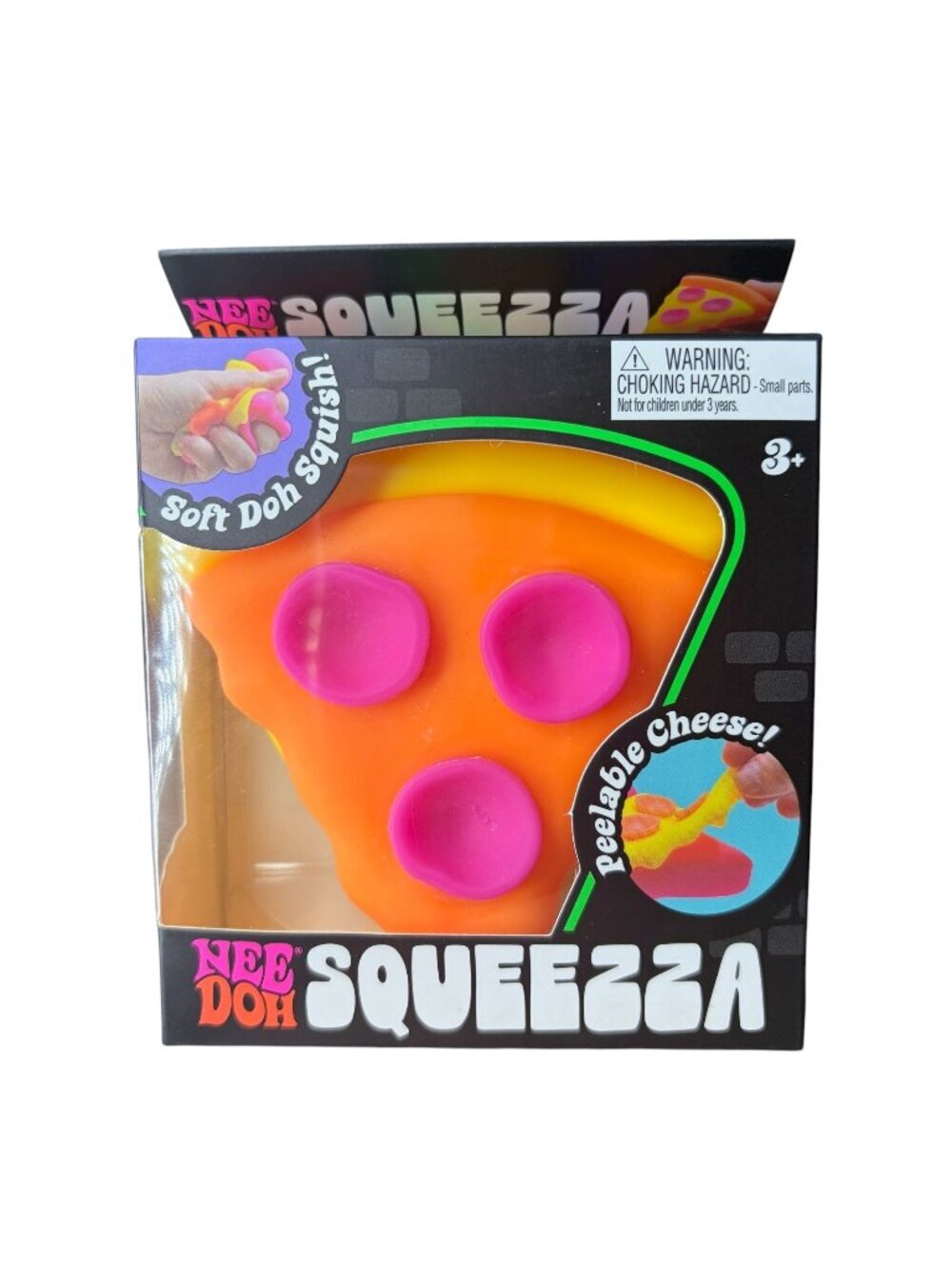 NeeDoh PSqueezza Pizza Soft Doh Squish New in Box